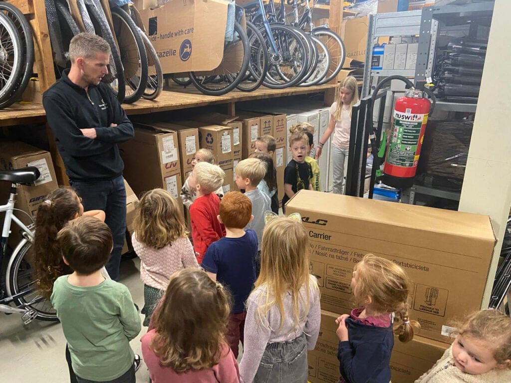 Project vervoer: wij zijn naar de fietsenmaker geweest.